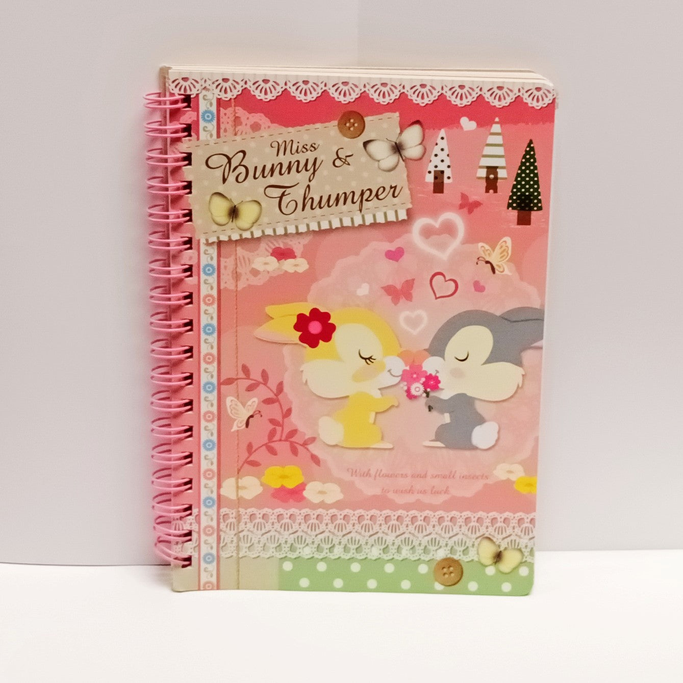 2007-916/1 Miss Bunny &  Thumper   B6 線圈圓點筆記本