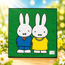將圖片載入圖庫檢視器 201212  Miffy  日本製造小方巾  (GREEN)  P10