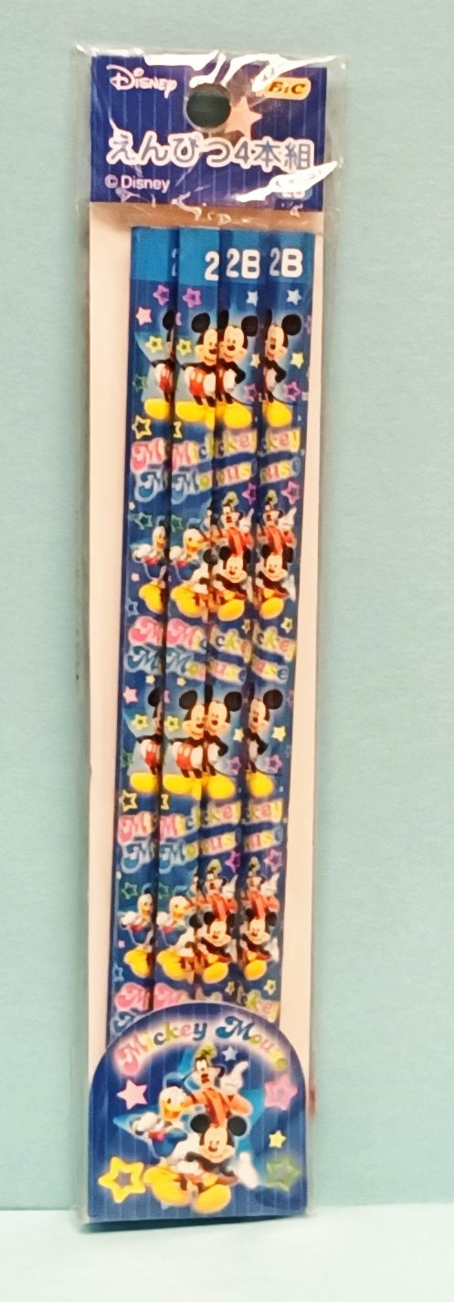 5028-310   Mickey Mouse  4入鉛筆(2B) Pencil