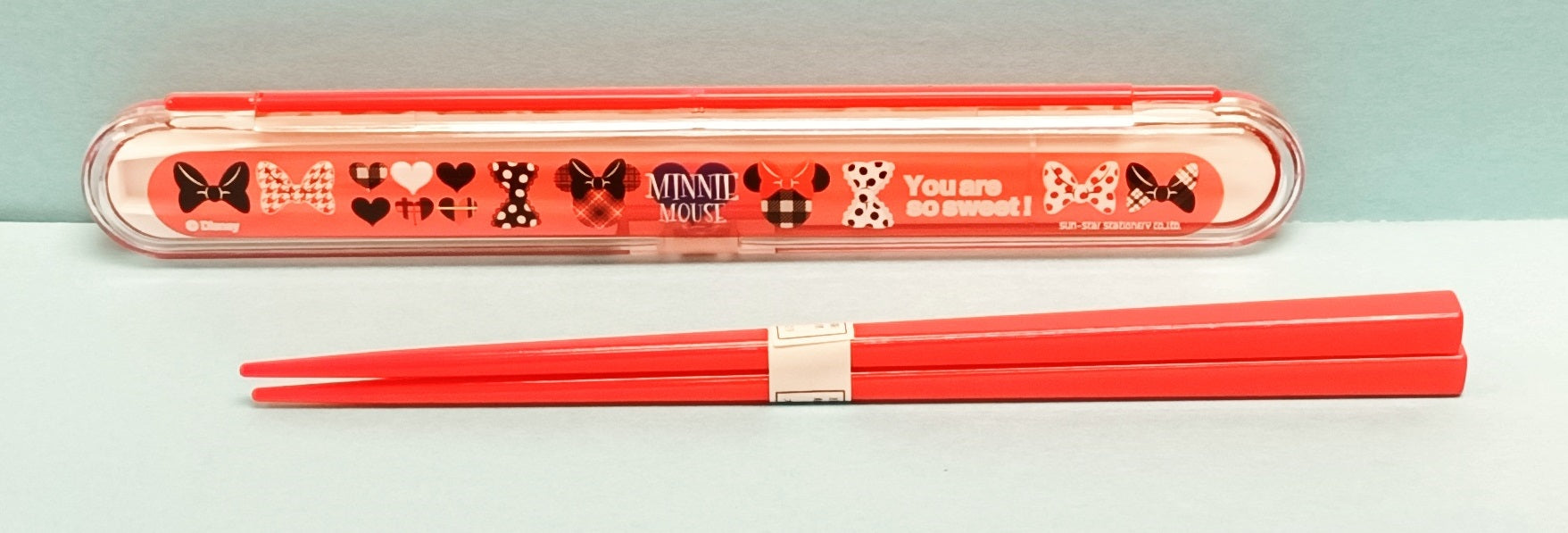 8087-539/1   Minnie Mouse  筷子連盒