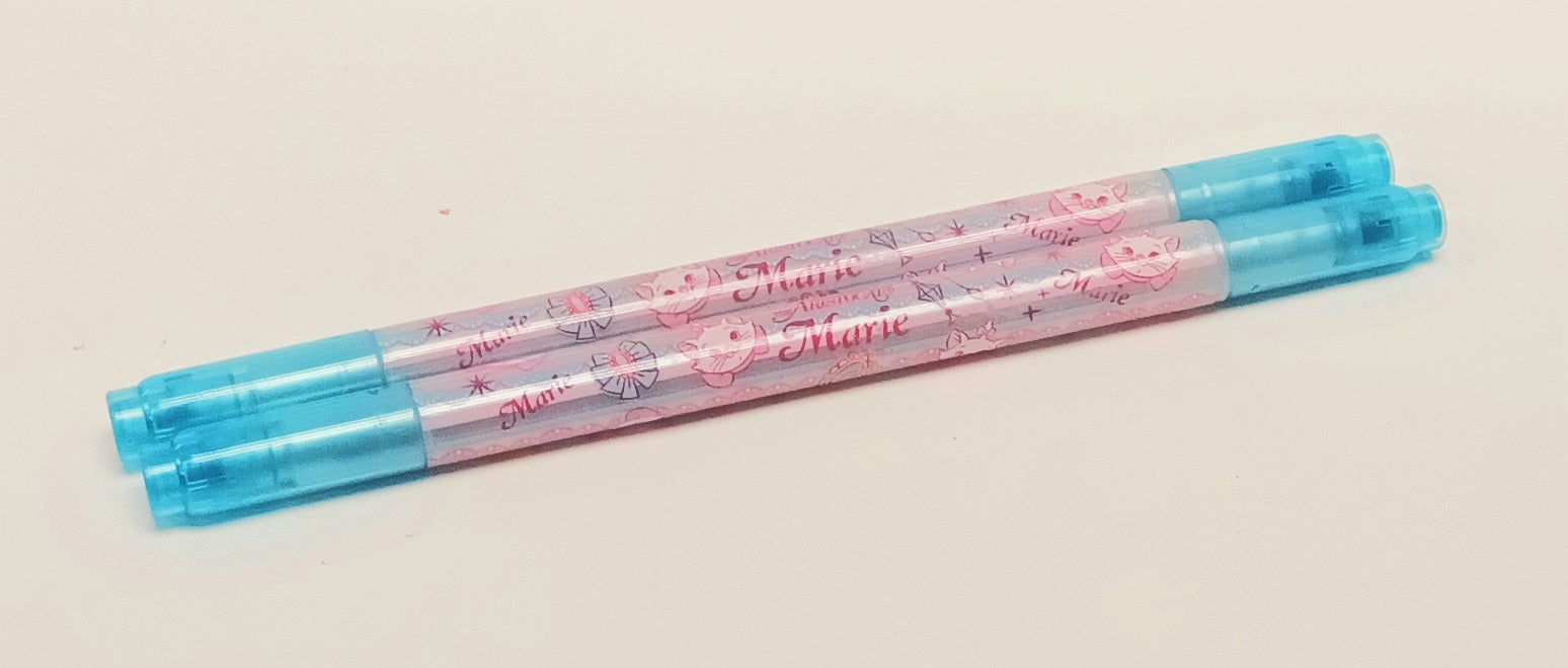 4601-246  Marie Cat  雙頭螢光筆 Twin Highlighter Pen (BL)