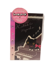 將圖片載入圖庫檢視器 SE-06004   Kutusita Nyanko 靴下貓  6孔貼紙簿 P10