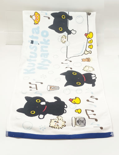 CM-94201    Kutusita Nyanko 靴下貓 毛巾