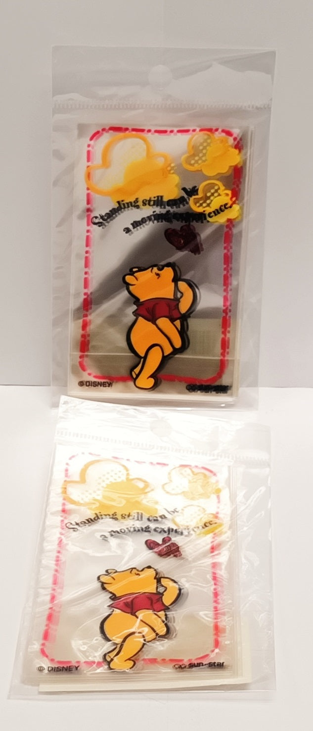 8443-106  Winnie the Pooh  維尼熊  6枚入PVC小透明袋