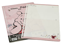 將圖片載入圖庫檢視器 DPIC-B563   Winnie the Pooh 維尼熊   30頁 26孔活頁內紙-空白方格兩用