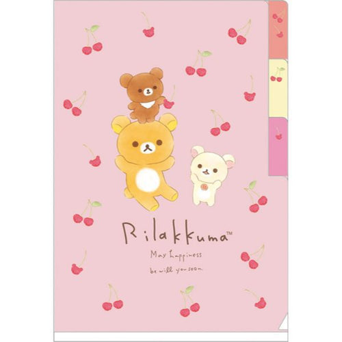 FA-01102   Rilakkuma A6分頁文件夾 P10