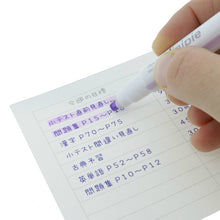 將圖片載入圖庫檢視器 S4539567 雙頭兩用螢光筆-紫藍 P10