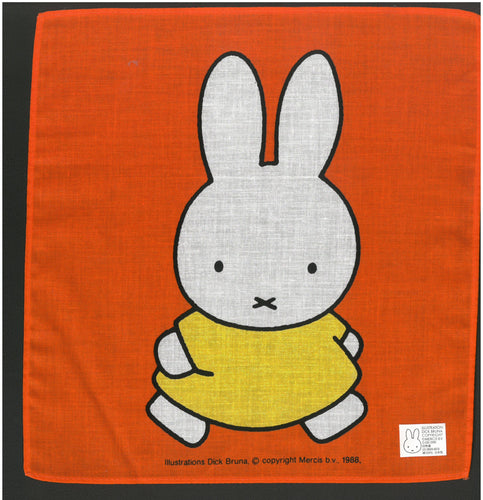 201201  Miffy  小方巾 (ORANGE)  P10