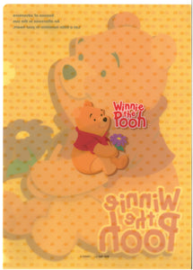 2118-262 Winnie the Pooh 維尼熊   A4 文件夾連信紙