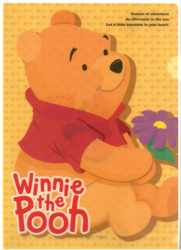 2118-262 Winnie the Pooh 維尼熊   A4 文件夾連信紙