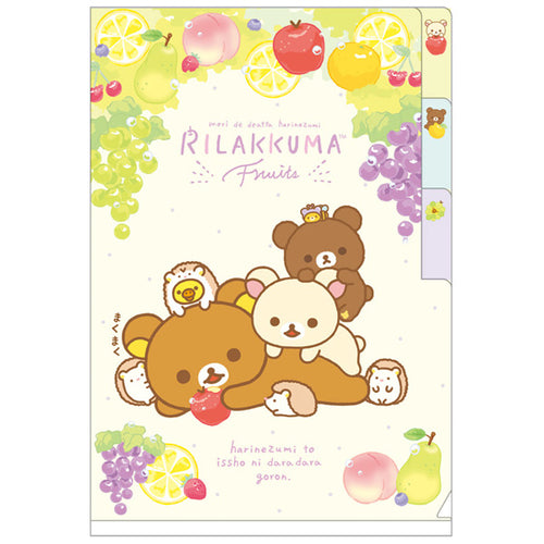 FY-30601 Rilakkuma A6 3分頁文件夾
