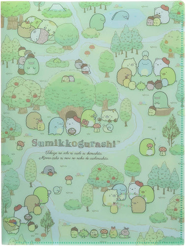 FY-18304 Sumikko Gurashi角落生物    A4 10口袋 文件夾