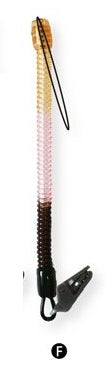 CAE-109F 吊繩伸縮彈簧夾(粉色)-簡單生活