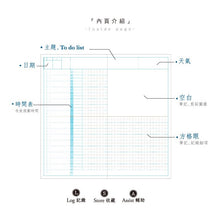 將圖片載入圖庫檢視器 CN-2406C  A5 Slim簡約自填式月計畫