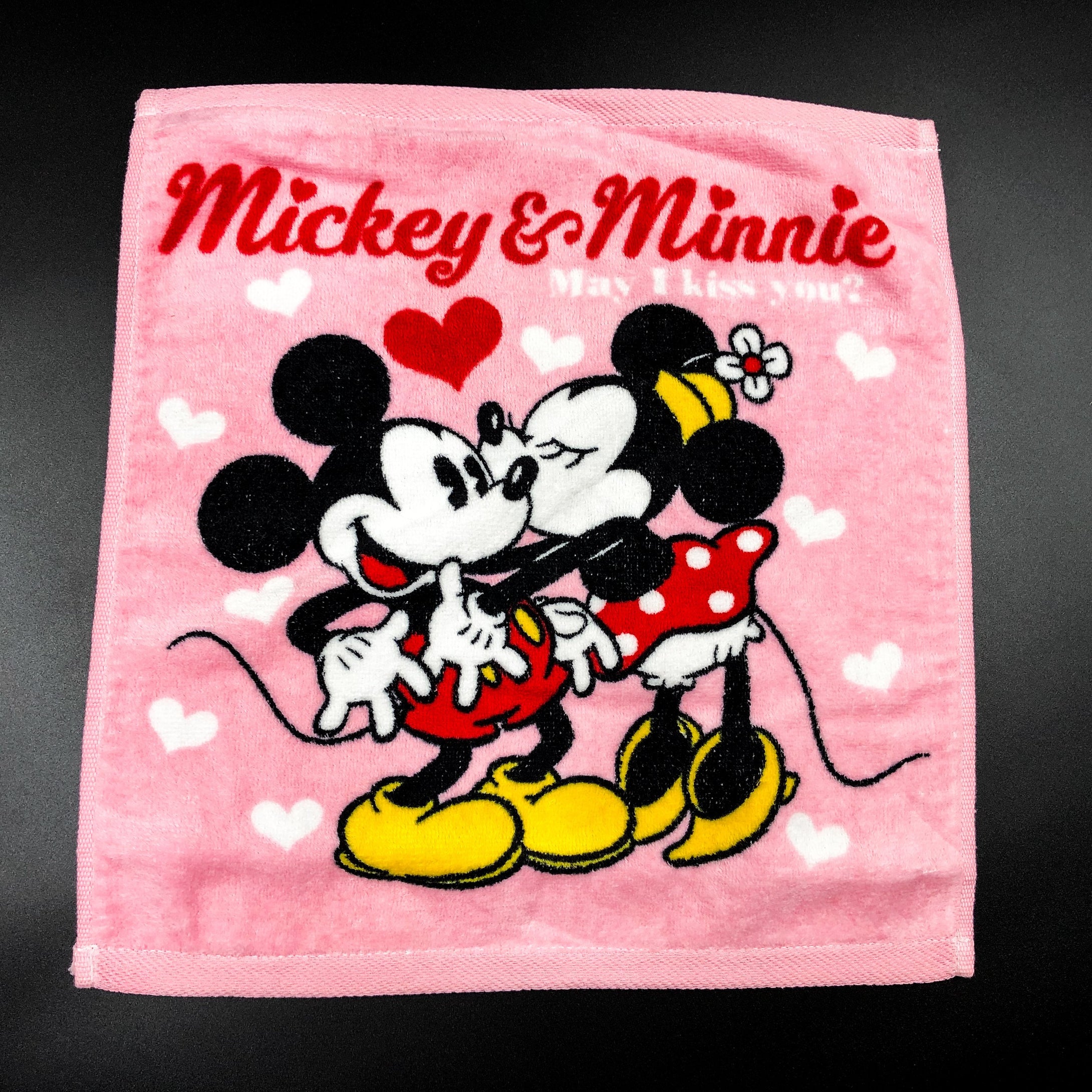 FH-58886/1  Mickey And Minnie Mouse  方形毛巾