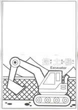 將圖片載入圖庫檢視器 BO17030C  歡樂繪畫著色本/C工程車