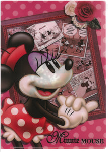 2129-647 Minnie Mouse   A4 3分頁文件夾