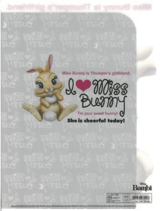 S2142953/1 Miss Bunny   A4 雙開透明文件夾