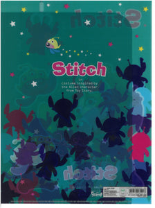 S2144999  Stitch  A4 雙開透明文件夾