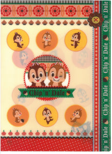 S2147947/1  Chip n Dale 鋼牙鼠  A4 雙開透明文件夾