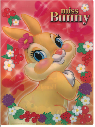 2129-876  Miss Bunny  A4 雙開透明文件夾