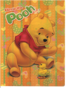 2129-817 Winnie the Pooh  維尼熊   A4 雙開透明文件夾