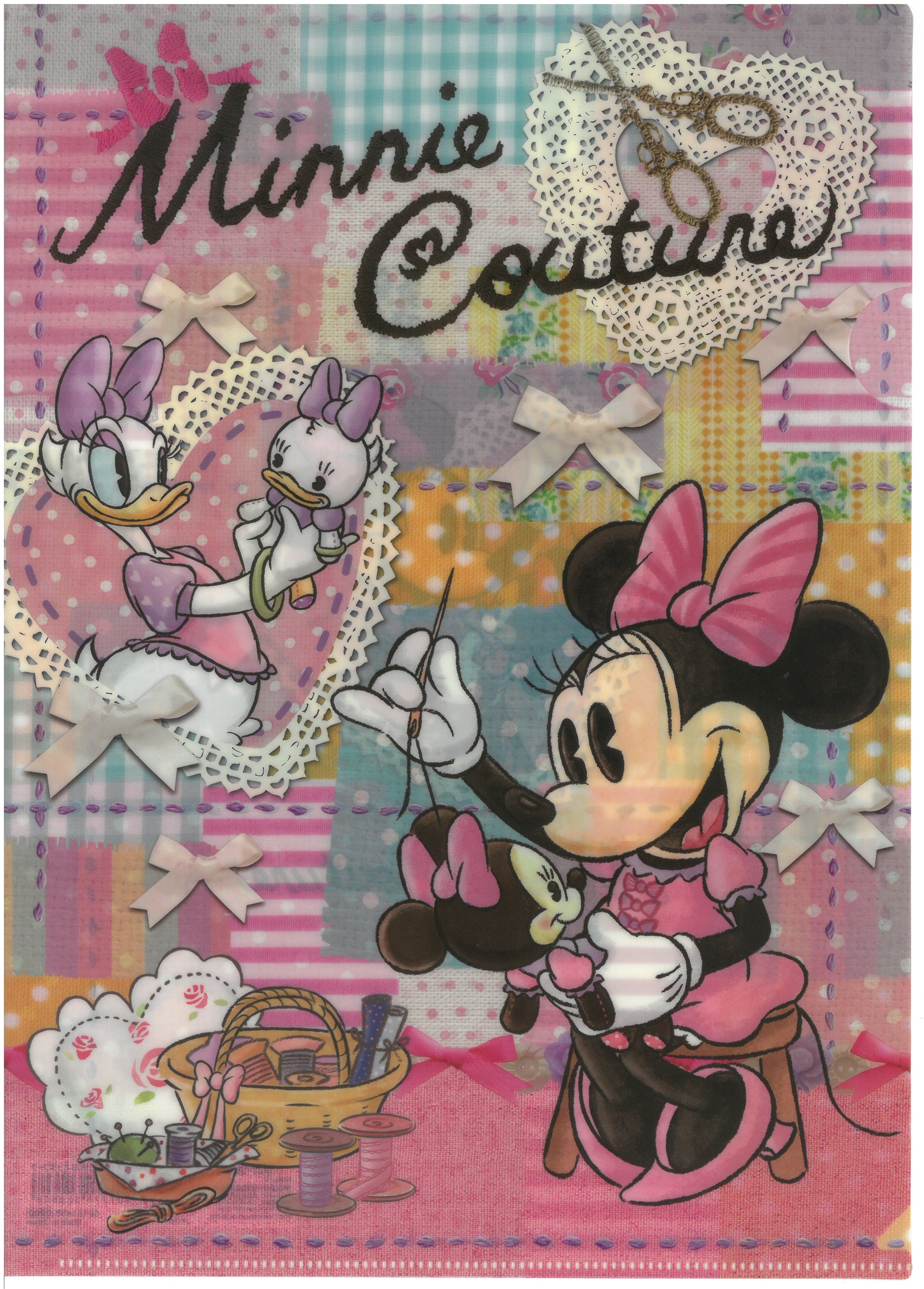 S2151456/1   Minnie Mouse & Daisy Duck 黛絲   A4單人透明文件夾