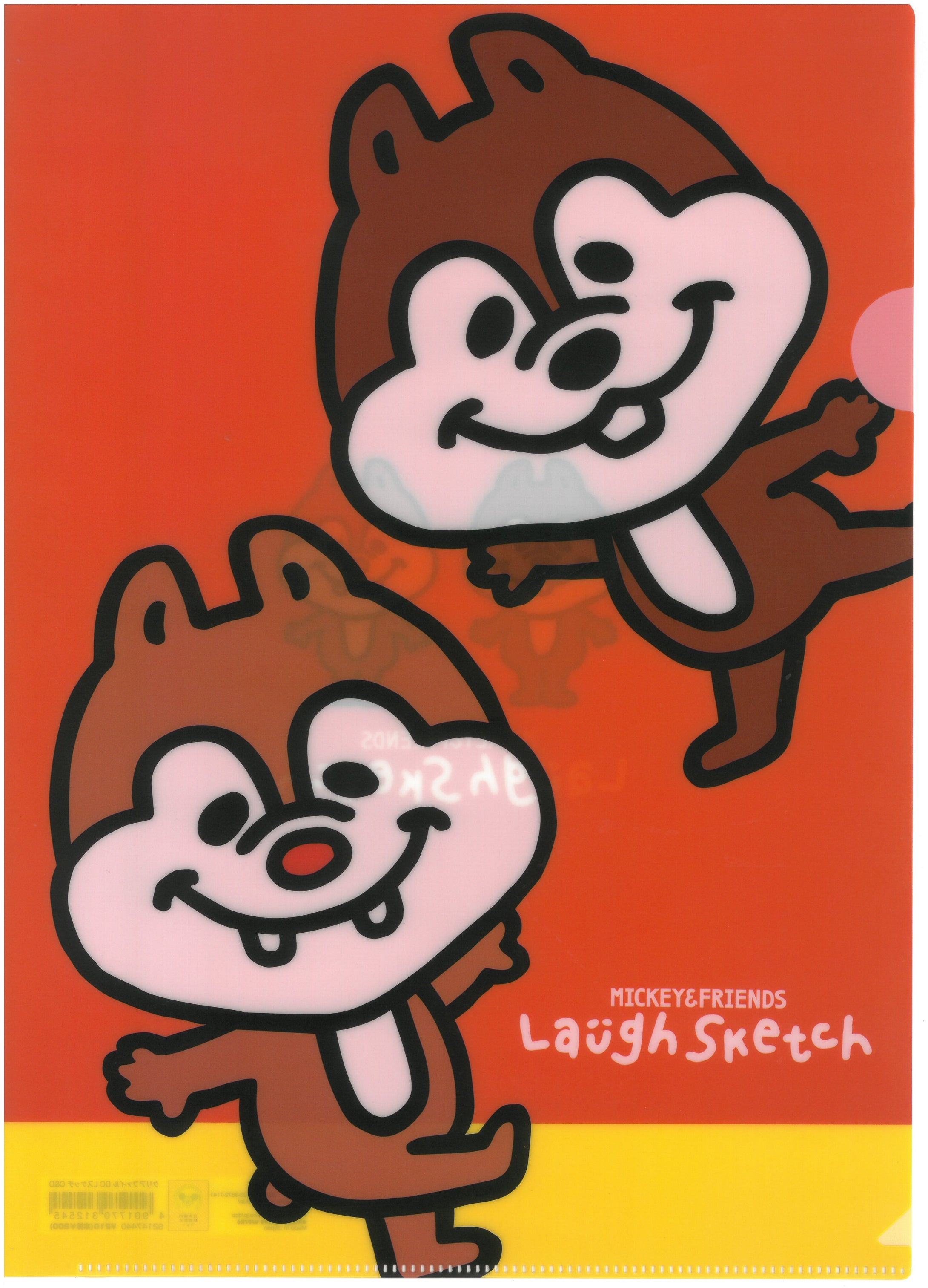 S2147440   Chip n Dale 鋼牙鼠  A4單人透明文件夾