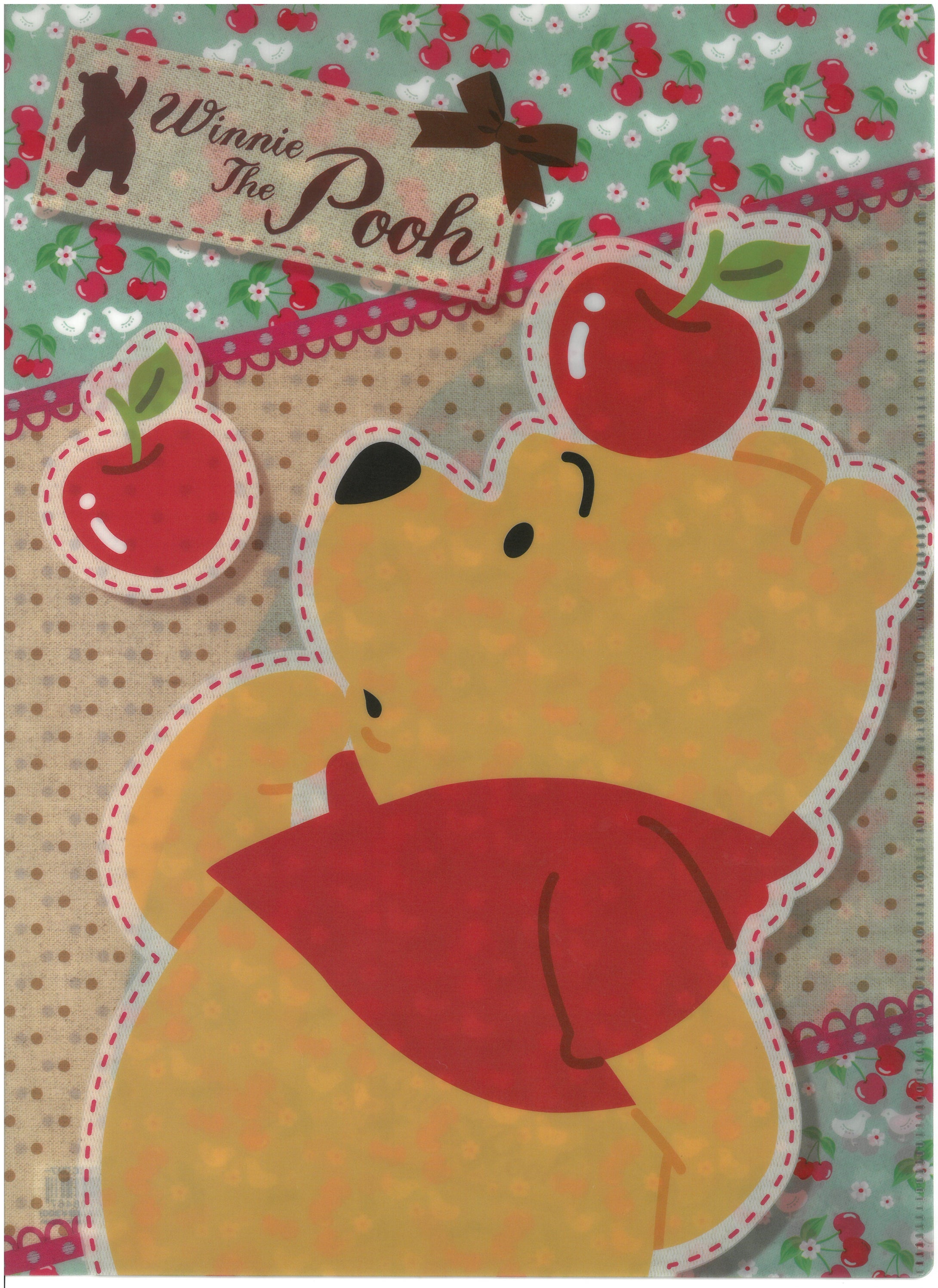 S2146215/1  Winnie the Pooh  維尼熊  A4 雙開透明文件夾