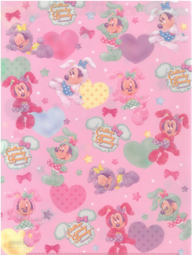 S2145561/1   Mickey And Minnie Mouse  A4 雙開透明文件夾