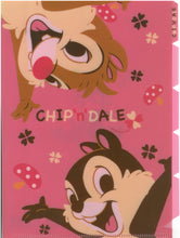 Load image into Gallery viewer, S2144301  Chip n Dale 鋼牙鼠  5索引A4透明文件夾