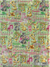 將圖片載入圖庫檢視器 2141-272  Miss Bunny &amp;  Thumper   A4 雙開透明文件夾