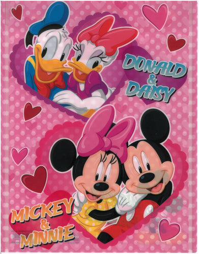 2127-130   Mickey And Friends   A4 直式透明文件袋