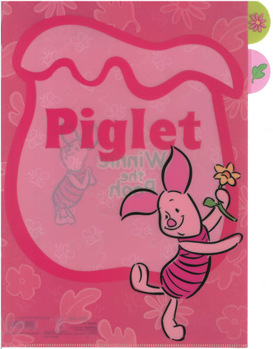 2126-605   Winnie the Pooh  維尼熊  A4 2分頁透明文件夾