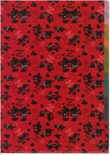 S2153971  Mickey And Minnie Mouse 5索引A4透明文件夾