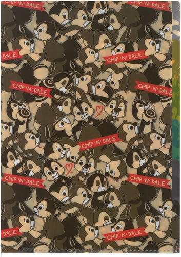 S2150123/1  Chip n Dale 鋼牙鼠  5索引A4透明文件夾