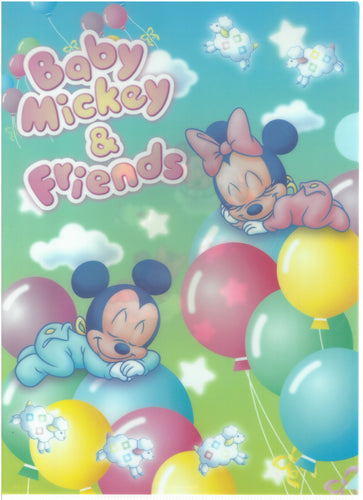 2100-398 Mickey And Minnie Mouse   A4單人透明文件夾
