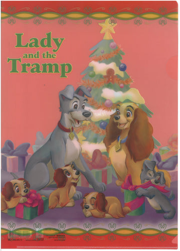 2126-290   Lady and the Tramp  A4單人透明文件夾