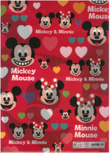 Load image into Gallery viewer, 2141-400/1  Mickey And Minnie Mouse A4單人透明文件夾