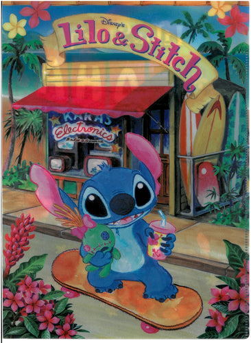 FA-59699/1  Stitch  A4 雙開透明文件夾 P10