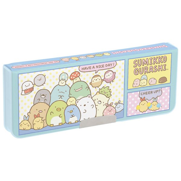 PT-01502   Sumikko Gurashi角落生物  雙開筆盒 P1