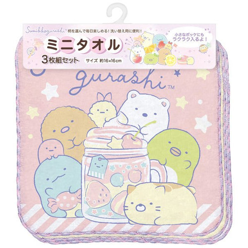 CM-30104   Sumikko Gurashi角落生物  3枚方型毛巾 P5