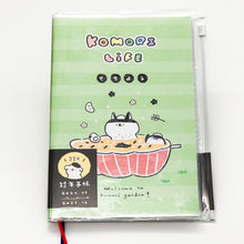 將圖片載入圖庫檢視器 CDM-282D 2021 小森活 32K跨年夾鏈袋手帳(南瓜花園)-萌ZOO