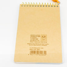 將圖片載入圖庫檢視器 2824-019  Winnie the Pooh  維尼熊  便攜式線圈筆記本連吊飾