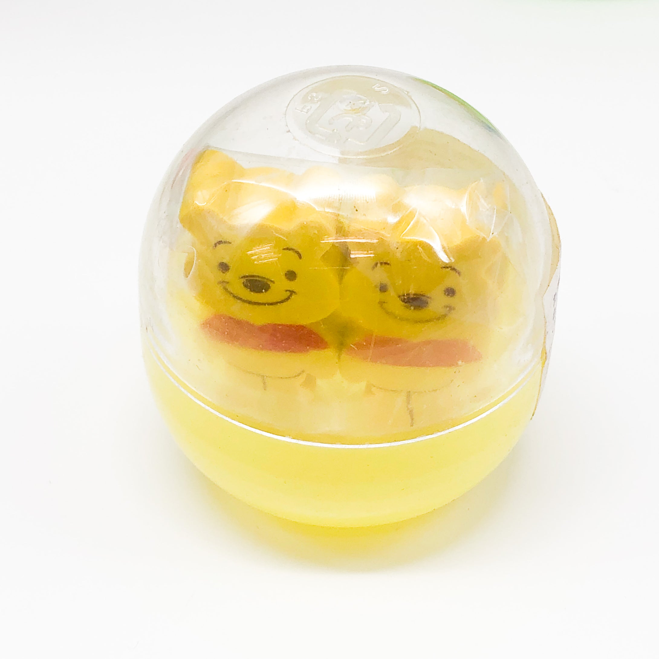 4214-501-Y  Winnie the Pooh  維尼熊  2粒庄可愛造型擦膠(黃)