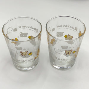 AY-66301E   Rilakkuma  啡.熊    對庄玻璃杯 (粉紅色合)