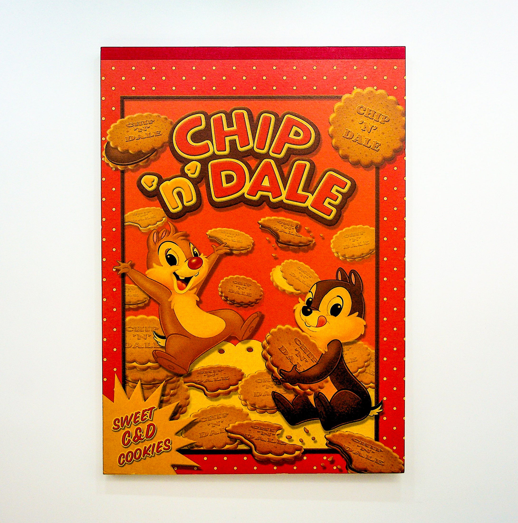 2632-829  Chip n Dale 鋼牙鼠  平板100入空白筆記