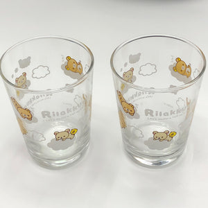 AY-66301E   Rilakkuma  啡.熊    對庄玻璃杯 (粉紅色合)