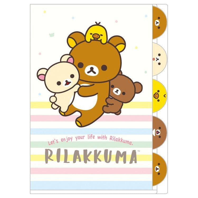 FY-29301 Rilakkuma 5分頁文件夾