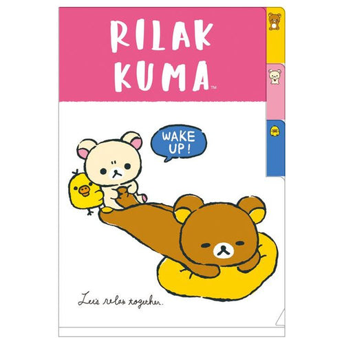 FY-30701 Rilakkuma A6 3分頁文件夾